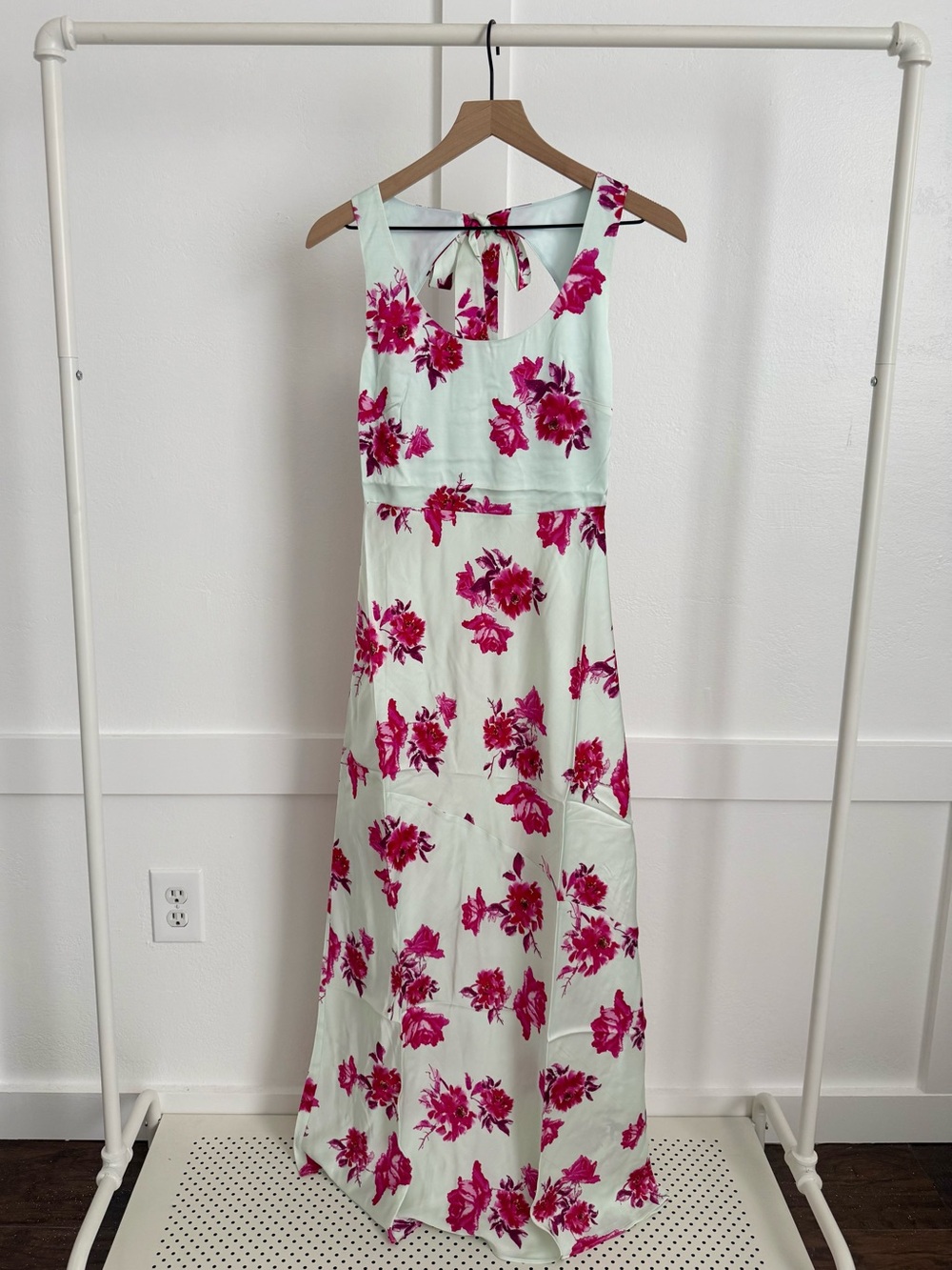 Favorite Daughter The Sunroof Floral Satin Maxi Dress